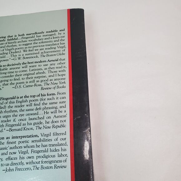 The Aeneid Virgil by Robert Fitzgerald VTG Paperback Book Random House 1983 - Picture 10 of 11